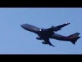 Asiana Cargo - Boeing 747 Freighter - Take-off from Stansted Airport (25.11.2012)