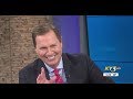 Blow up bathroom? News anchor can't stop laughing! News blooper