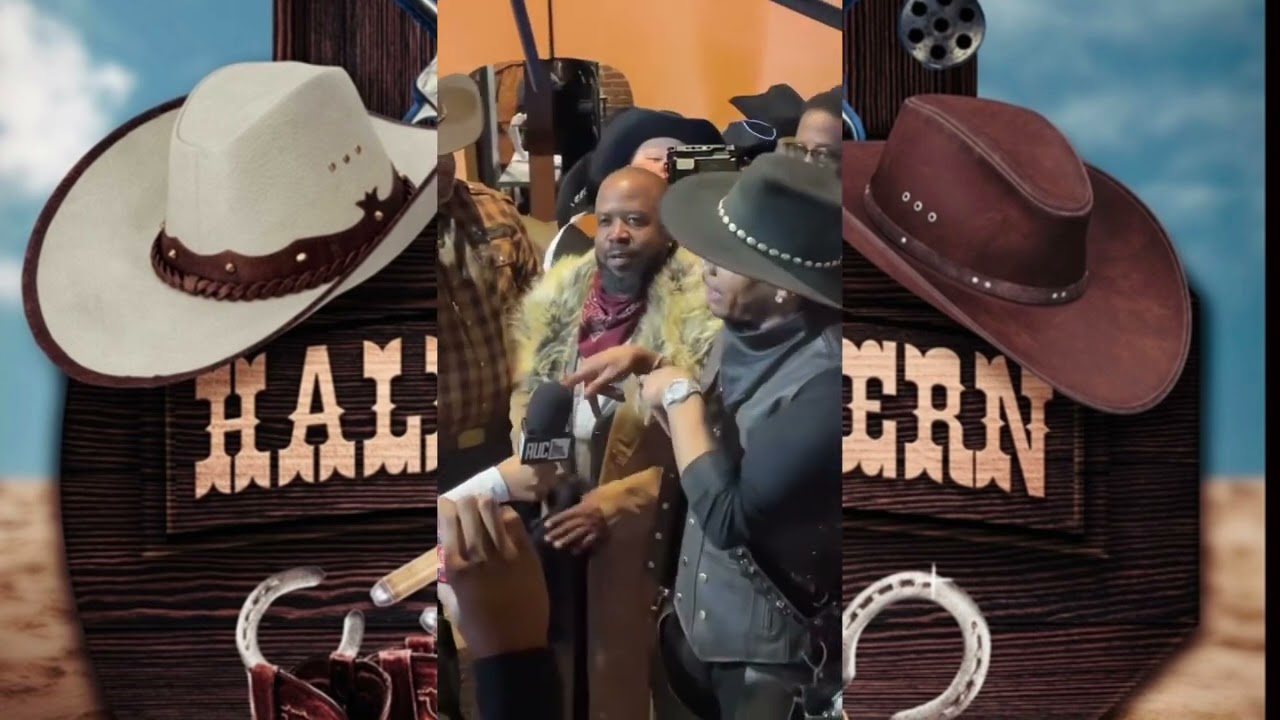 Upscale Magazine covers Nelly 50th Halloween western Party
