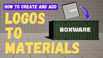 How To Create And Add Logos To Materials - Unreal Engine 5 Material Tutorial