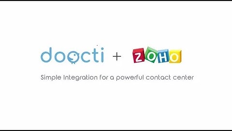 DOOCTI for Zoho CRM - Integration Demo | Tevatel providing solutions to Call Center Software