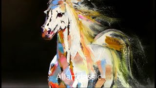 The White Horse, Abstract Art