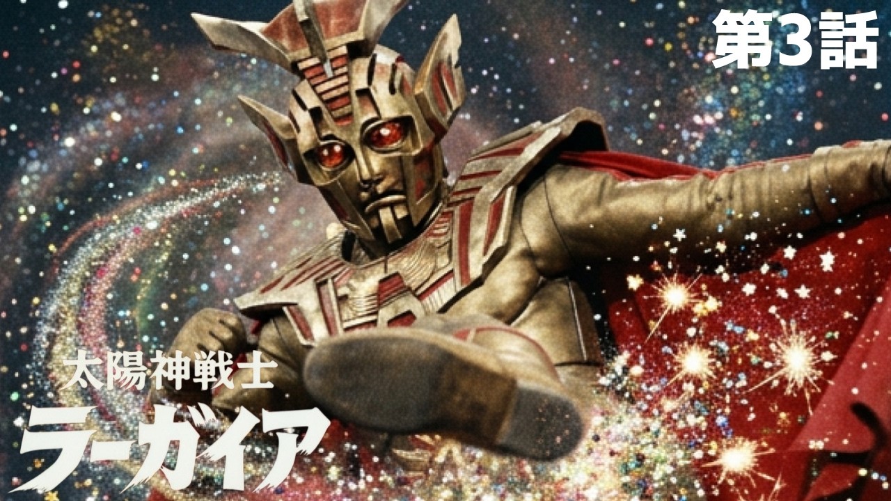 第3話　太陽神戦士 ラーガイア　【オリジナル特撮】