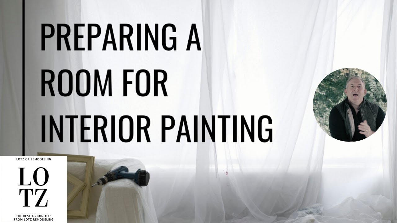 How To Prepare A Room For Painting - YouTube