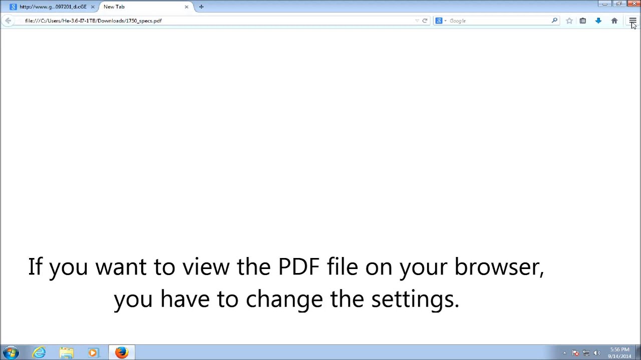 Pages with PDF files are downloading and not viewable on Firefox fix ...