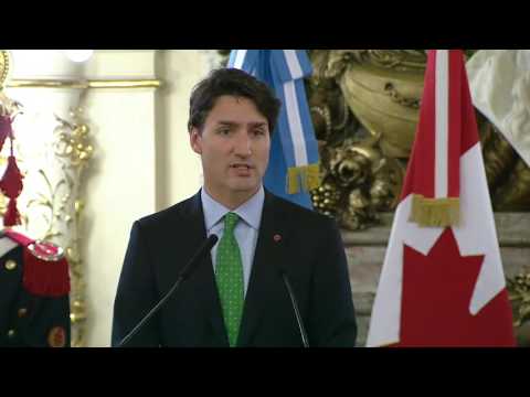 Frente a Macri, el Primer Ministro de Canadá Justin Trudeau le reclamó por Milagro Sala noticias de puerto rico