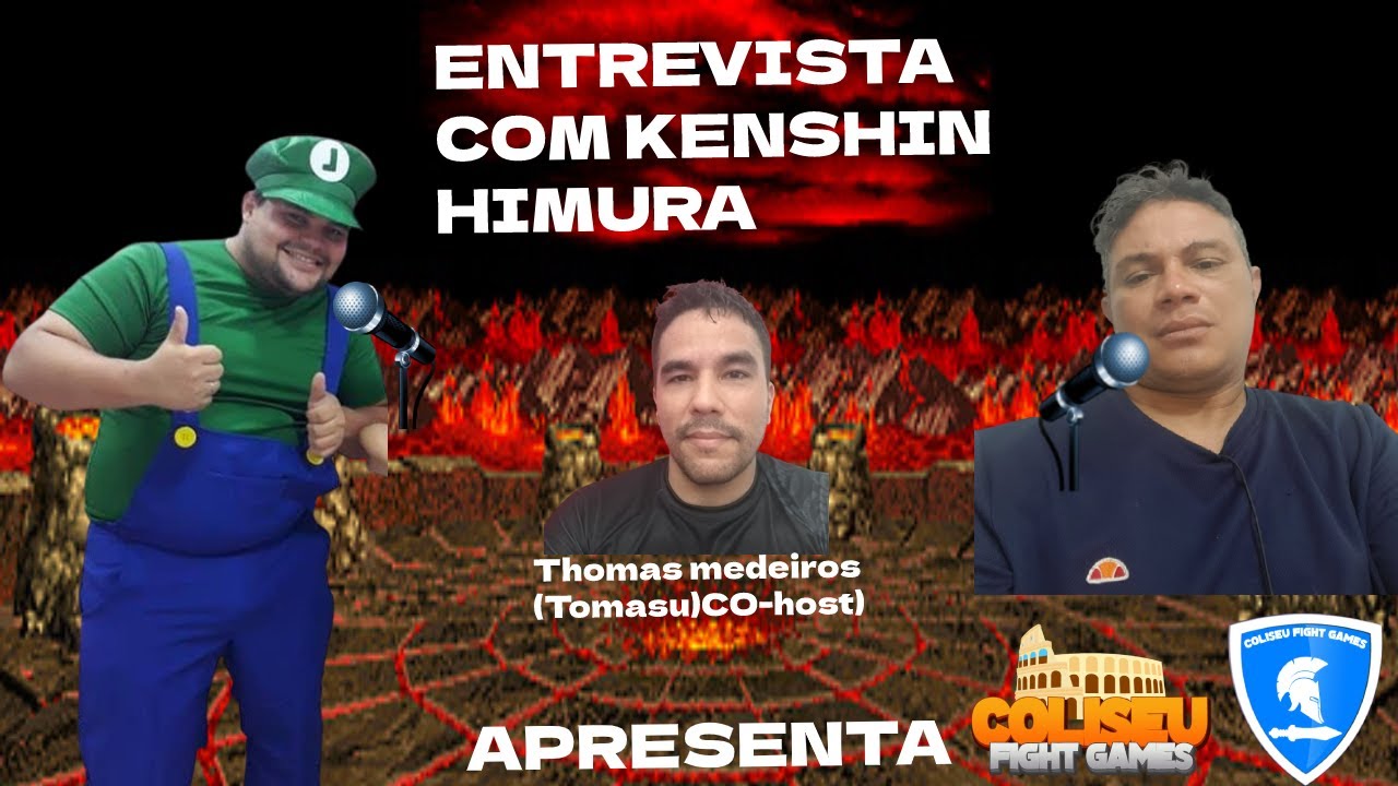 MESTRE DA CENA FGC APRESENTA ENTREVISTA COM KENSHIN HIMURAPVH, PART ESPECIAL THOMAS MEDEIROS(TOMASU)