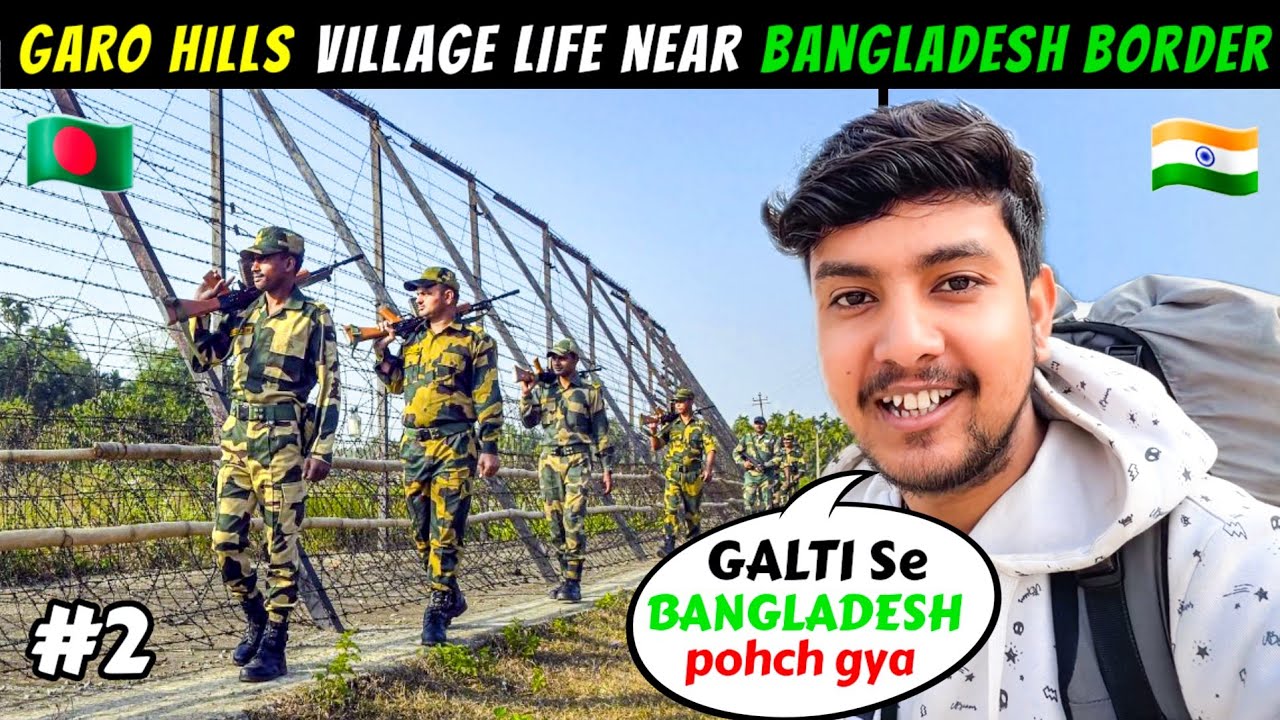 India’s Last Village Near Bangladesh Border 🇮🇳 | Exploring Dalu Killapara, Garo Hills Meghalaya 😱