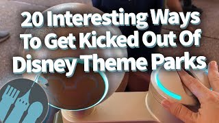 20 Interesting Ways To Get Kicked Out Of Disney Theme Parks!