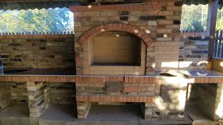 видео: КАМИН - БАРБЕКЮ из старого кирпича. картинка: КАМИН - БАРБЕКЮ из старого кирпича.