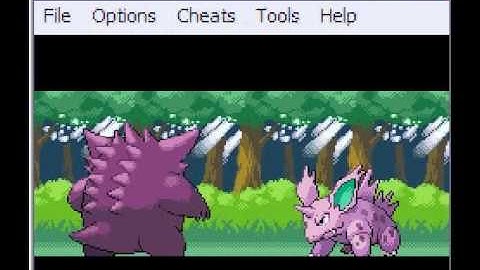 my hack pokemon fire red title screen thanks to ry64