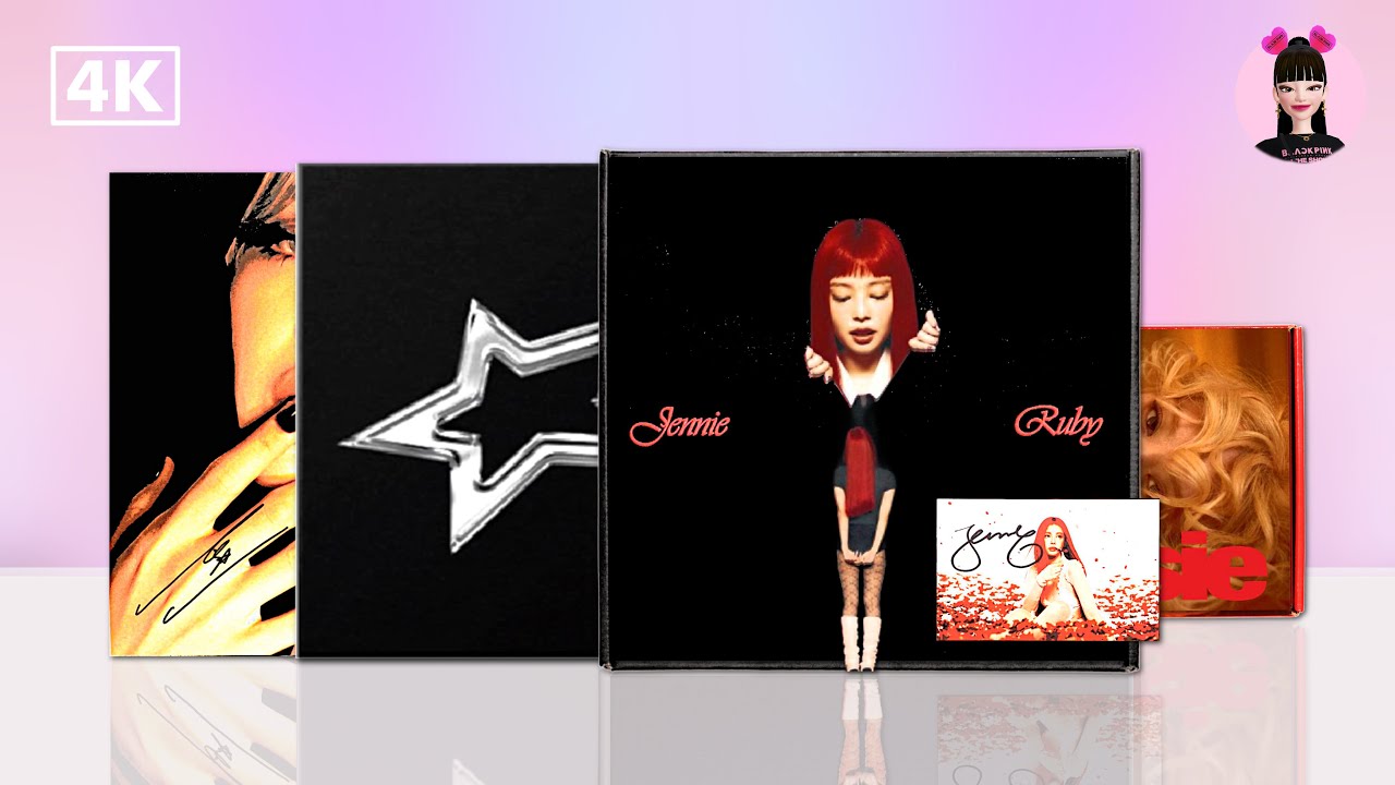BLACKPIN LISA LALISA & ROSE R レコードセット 💗 RARE Signed BLACKPINK Solo Albums Unboxing! Lisa Alter Ego