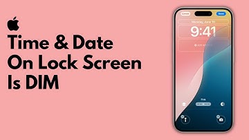 iPhone Time & Date on Lock Screen is DIM, Faded or Grayed Out (Easy Fix!)