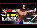 WWE 2K22: 20+ Things & Takeaways We Already Know!