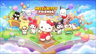 【サンリオキャラクターズ】ハローキティフレンズマッチ #1 初見 【ゲーム実況】パズル screenshot 1
