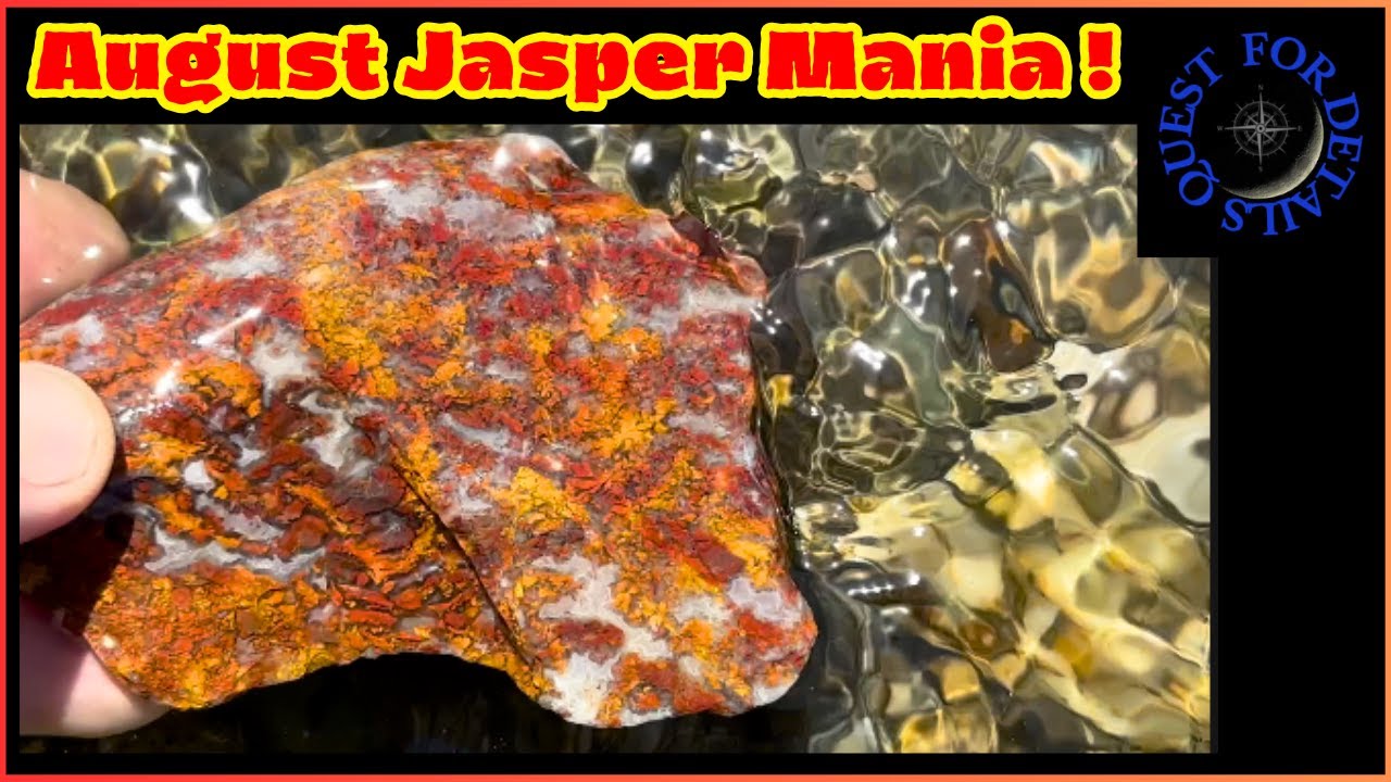 Rockhounding Insane Jasper Beds !  Se 9 Ep 27 Vid #1,228 By: Quest For Details