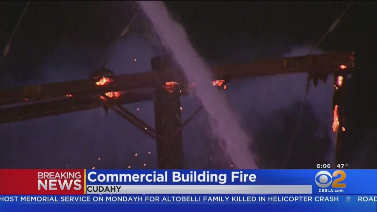 Fire Breaks Out At Abandoned Building In Cudahy