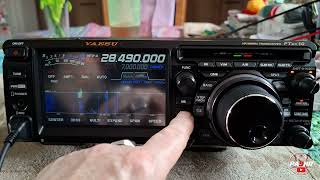 My Second FTdx 10 ein kleiner Test auf 10 Meter