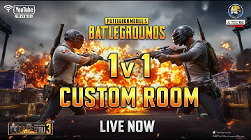 1v1 TDM Custom ROOMS PUBG Mobile Live | Live Customs Room 1v1 | Custom Room Live