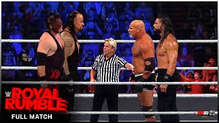 FULL MATCH - Roman Reigns &amp; Goldberg vs. The Undertaker &amp; Kane - WWE Royal Rumble 2023