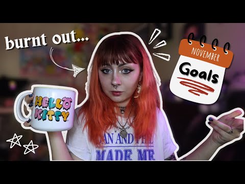 my November crochet goals ☆ beating the burnout