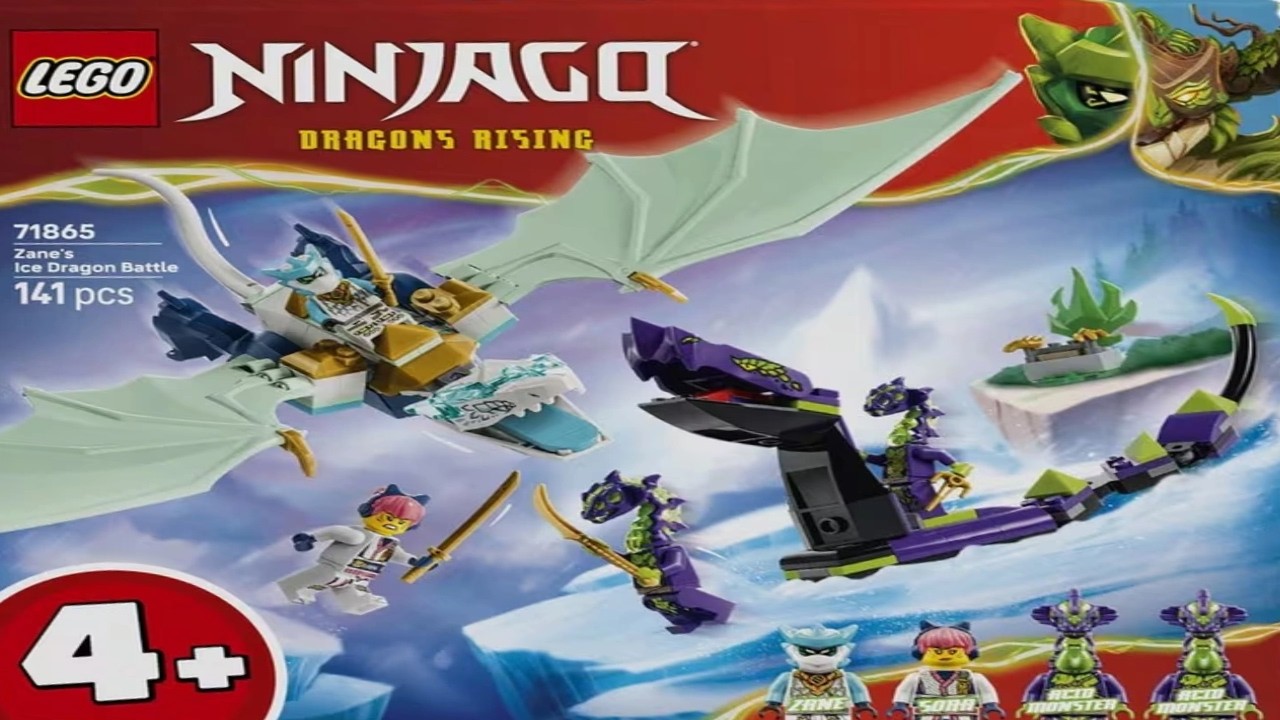 Ninjago - Zane's Ice Dragon Battle - Dragons Rising Season 4 LEGO instructions