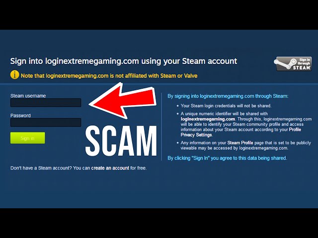 Steam Community :: Guide :: How to check if a sign in through Steam login  page is a scam