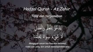 Hadzal Quran - Az zahir - Teks Arab dan Terjemahan