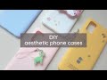 diy aesthetic phone cases ⚡️🌻  | small etsy unboxing