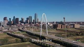 Aerial Drone Footage of Dallas Texas in 4K