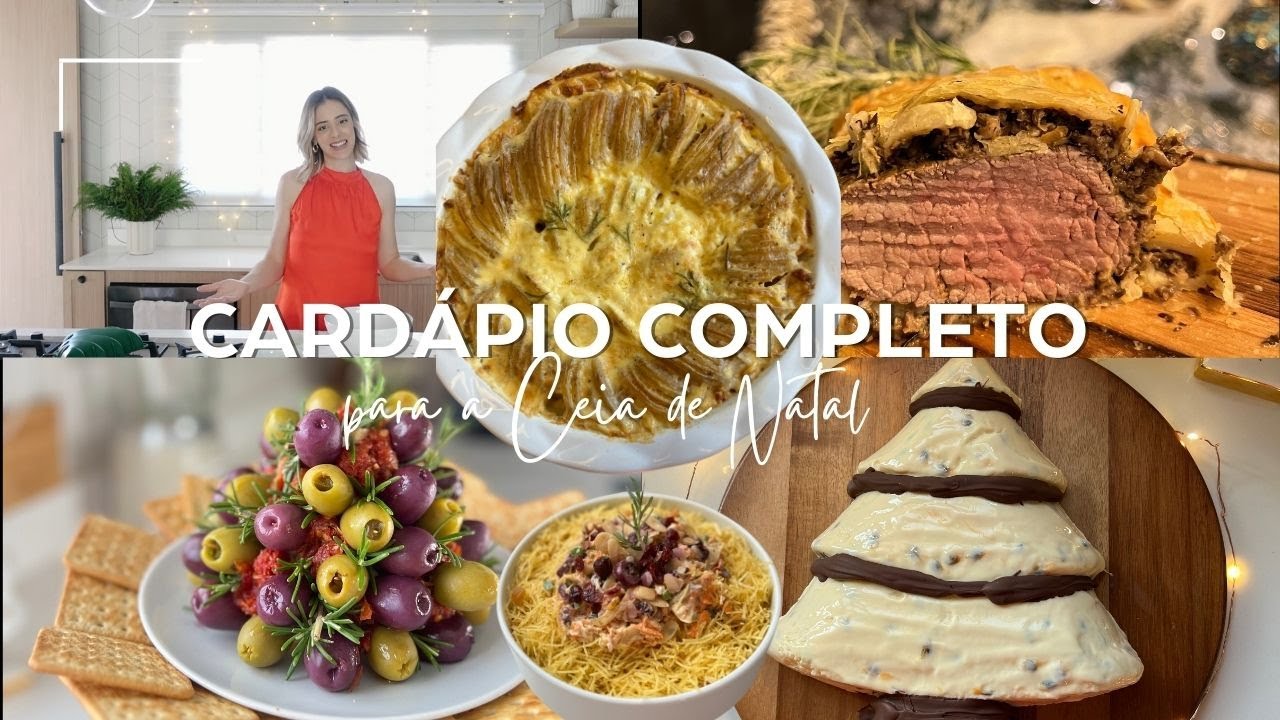 SUA CEIA DE NATAL ESTÁ AQUI - CARDÁPIO COMPLETO para a sua ceia de natal