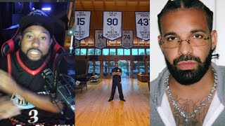 W 🥶 Akademiks reacts to Drake putting up Banners for all his achievements in the Game!