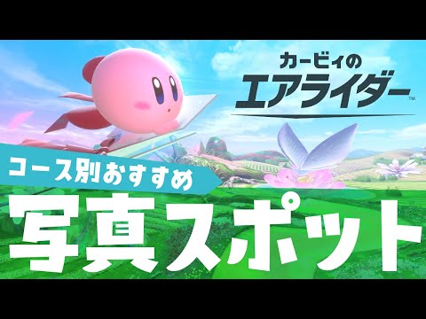 【カービィのエアライダー】1人で撮れる！個人的コース別おすすめ写真スポットと撮影方法解説【エアライド撮影/フリーラン】