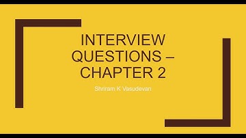 Image Processing Interview Questions - Session 2