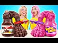 風船ガムvsチョコレートフードチャレンジ | おもしろい食べ物戦争 Multi DO Joy