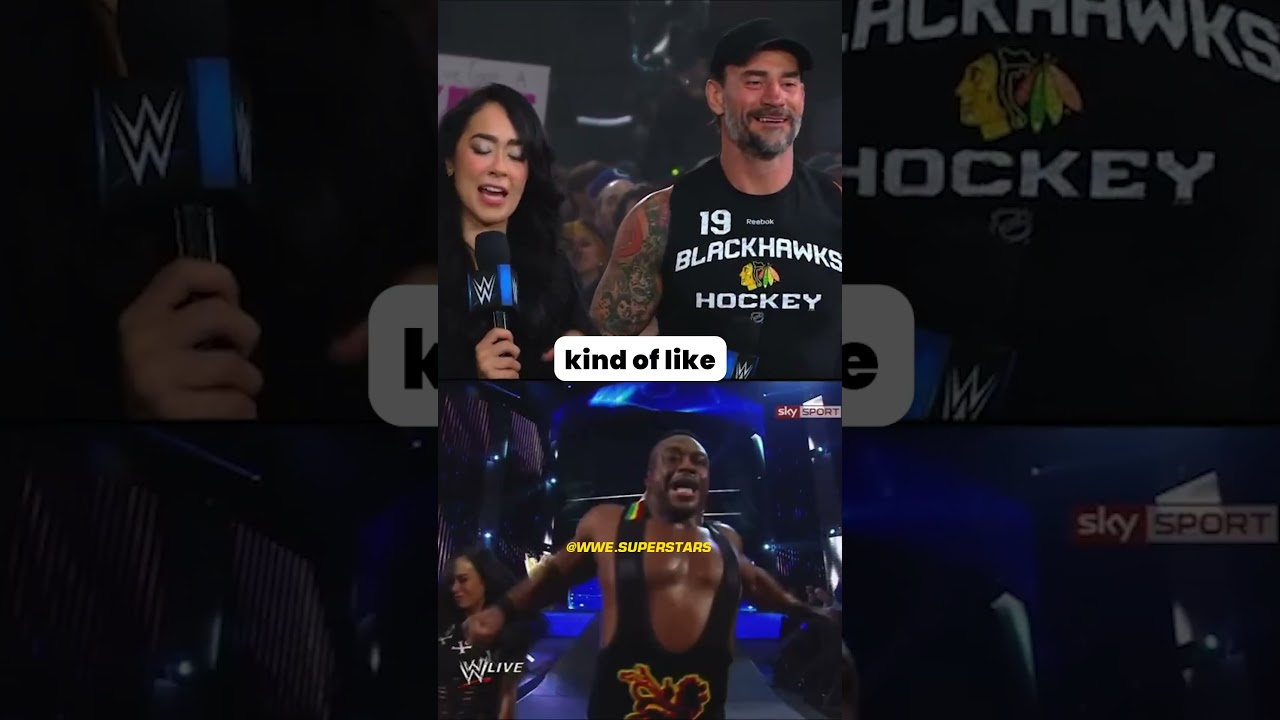 Эй Джей Ли даёт расписку Большому И за удар в грудь