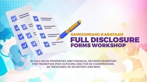 Baybay City-Wide LNK 2023 | DAY 1 | SK Training workshop on the conduct of inventory and turn-over