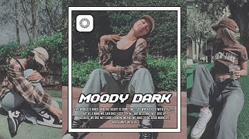 Photo Editing Tutorial - MOODY DARK Contemporary