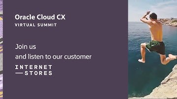 Internetstores live at Oracle Cloud CX Marketing Virtual Summit 2021