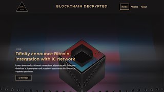 Crypto blog built with #html #css #javascript #ejs #expressjs #mongodb