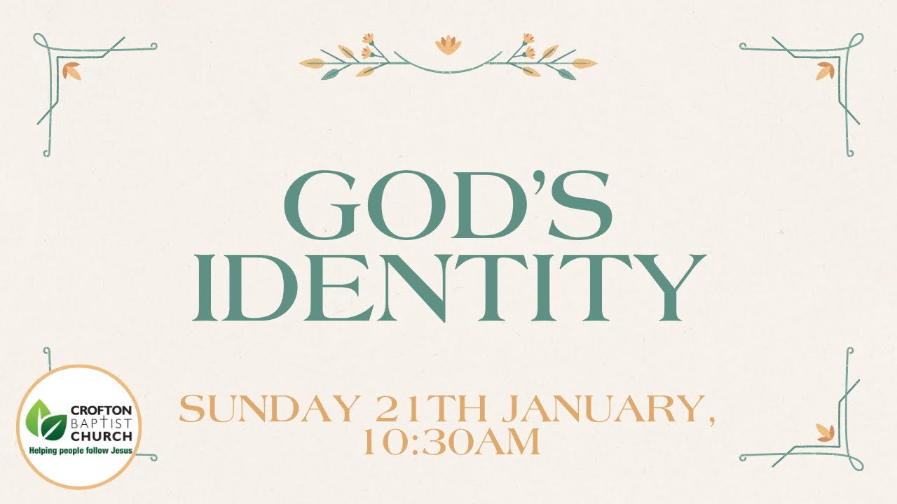 Crofton Baptist Church 21st January 2024, 1030am YouTube