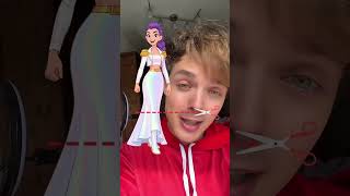 Cortando el vestido a la huntrix! 👗 ✂️