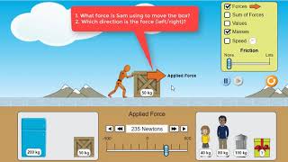Phet Friction #2c