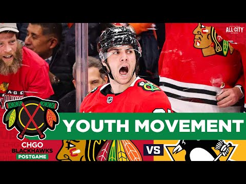 Frank Nazar Scores In Style & Blackhawks DEFEAT Penguins | CHGO Blackhawks POSTGAME Podcast