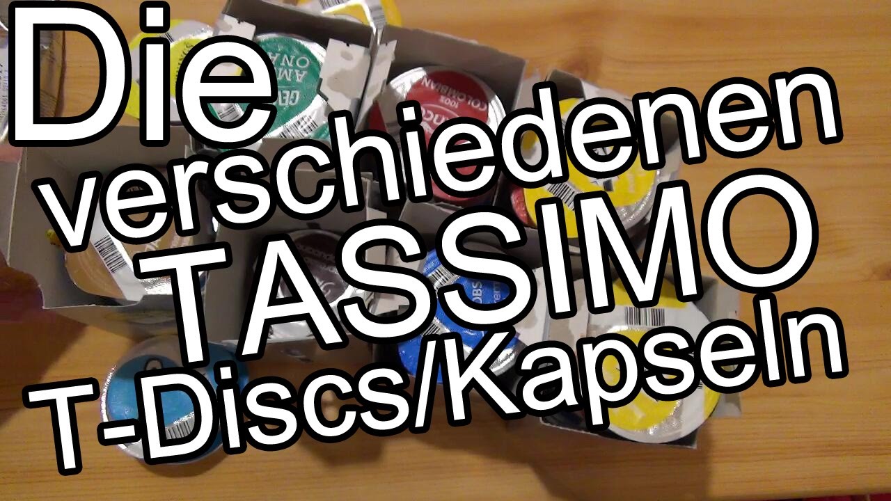 Die Verschiedenen Tassimo T Discs Kapseln Youtube