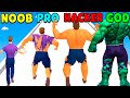 Big Man Race 3D in NOOB vs PRO vs HACKER vs GOD