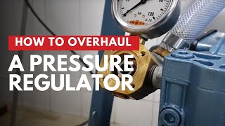 How to overhaul a pressure regulator | Empas spraying trolley