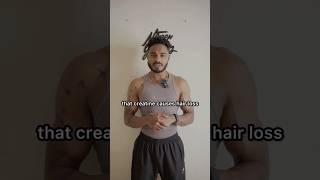 Creatine hair fall chestunda? #fitwithnaveen #telugugym #creatine #hairloss #supplementfacts