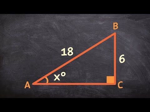 Video: How To Find An Angle When The Sides Of A Right Triangle Are Known
