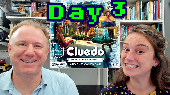 Cluedo/Clue Advent Calendar Day 3 - Secrets Under Snowfall